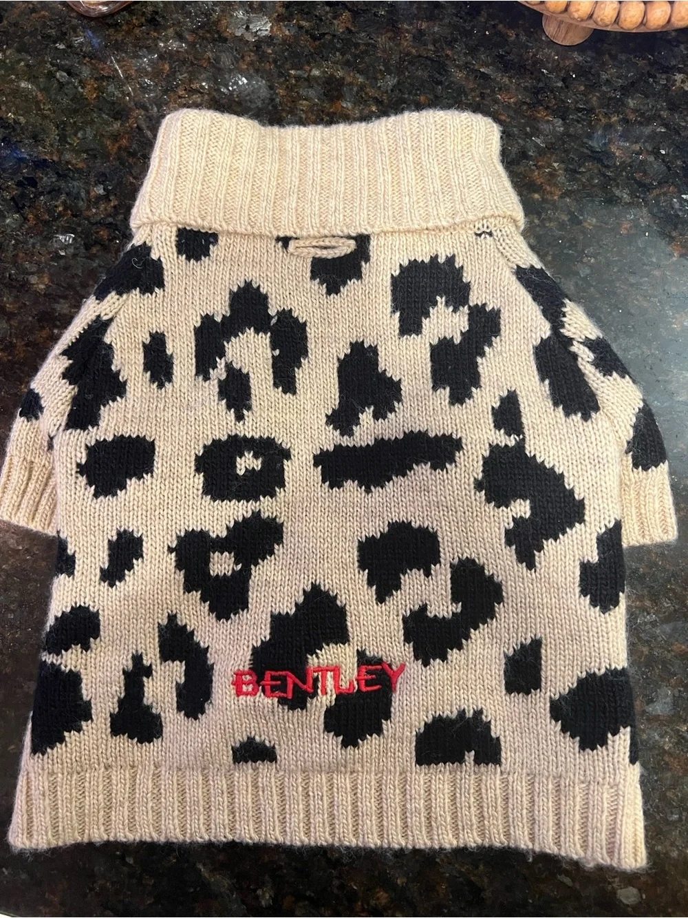 Mark and Graham Personalized Dog Sweater “Bentley”